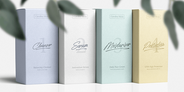 Card displaying The Youngest typeface in various styles