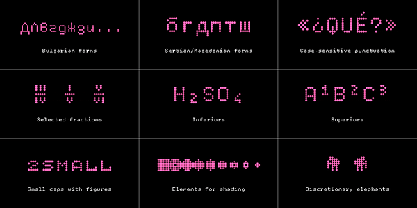 Card displaying Gridlite PE Variable typeface in various styles