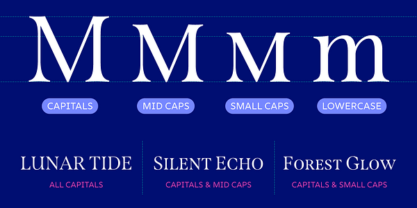 Card displaying Span typeface in various styles