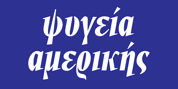 Card displaying PF Expo typeface in various styles