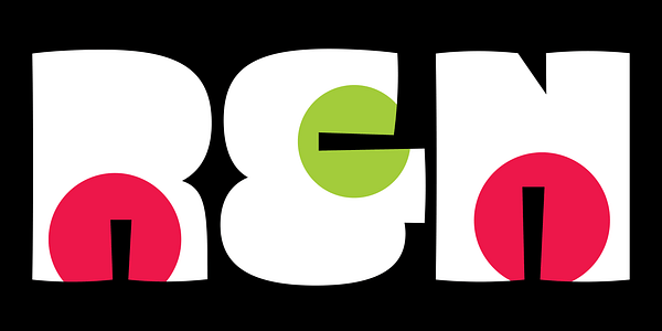 Card displaying Macchia typeface in various styles