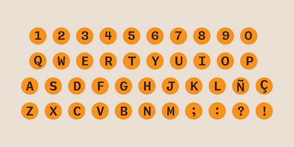 Card displaying MVB Fantabular Sans typeface in various styles