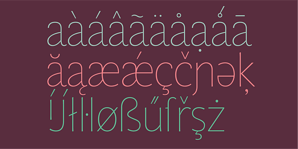 Card displaying Multi Text typeface in various styles