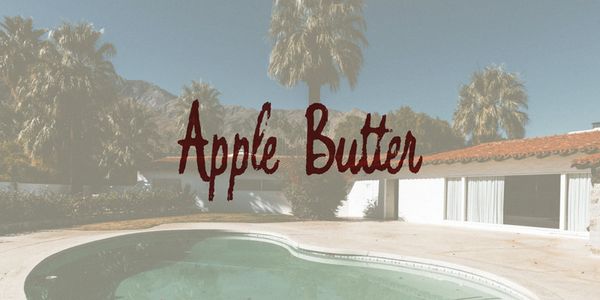 Card displaying Bouffant typeface in various styles