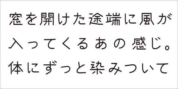 Card displaying VDL-YotaG typeface in various styles