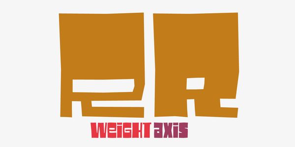 Card displaying Black Pack Variable typeface in various styles