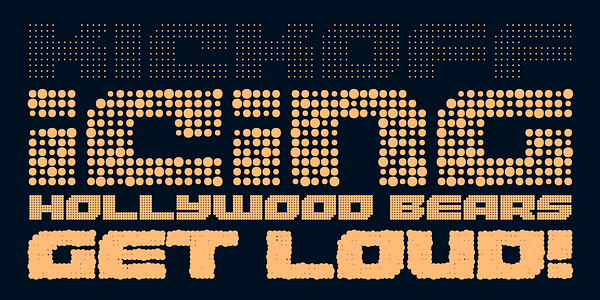 Card displaying Superscore Variable typeface in various styles