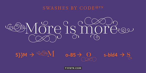 Card displaying Presti Display typeface in various styles