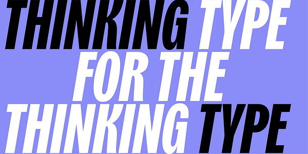 Card displaying Spent Variable typeface in various styles