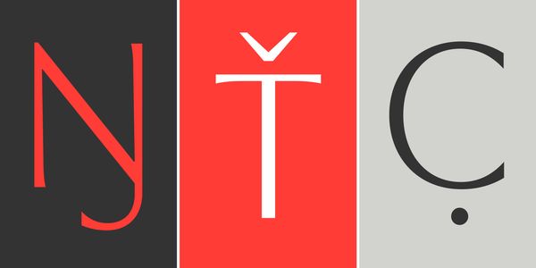 Card displaying Utile Display typeface in various styles