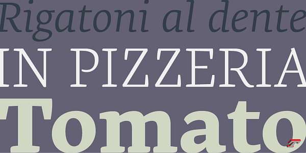 Card displaying Geneo typeface in various styles