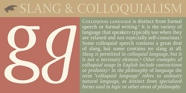 Card displaying Bunyan typeface in various styles