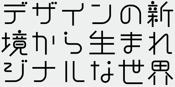 Card displaying AB Kakashichan typeface in various styles
