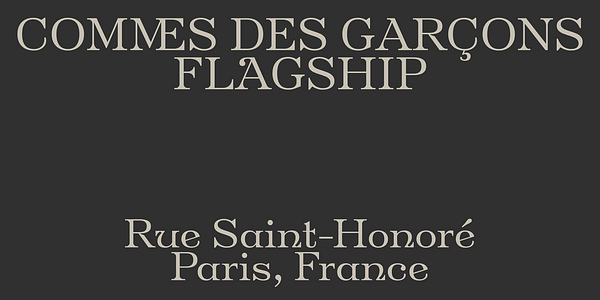 Card displaying Grappa Variable typeface in various styles