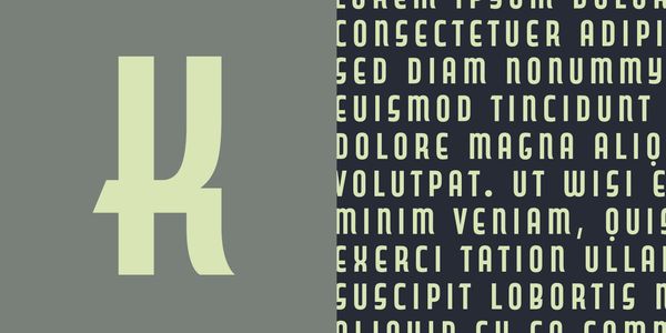 Card displaying Capitol typeface in various styles