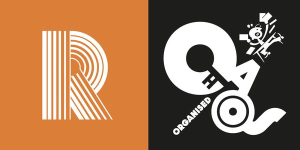 Card displaying Dazzle Unicase typeface in various styles