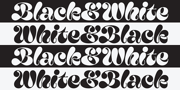 Card displaying Yink typeface in various styles