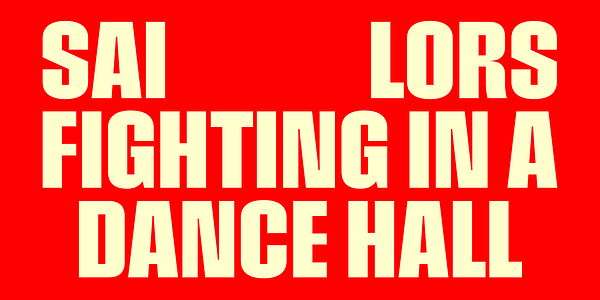 Card displaying Pressio Condensed typeface in various styles