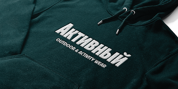 Card displaying Berthold Block W1G typeface in various styles