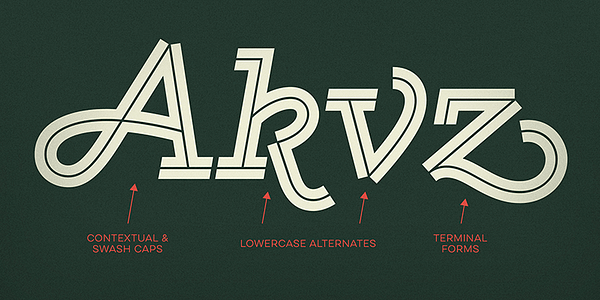 Card displaying Gist typeface in various styles