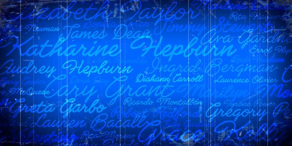 Card displaying CC Matinee Idol typeface in various styles