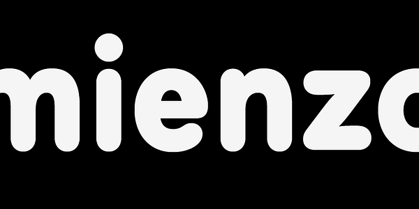 Card displaying Menco typeface in various styles