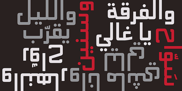 Card displaying Nashra Variable typeface in various styles