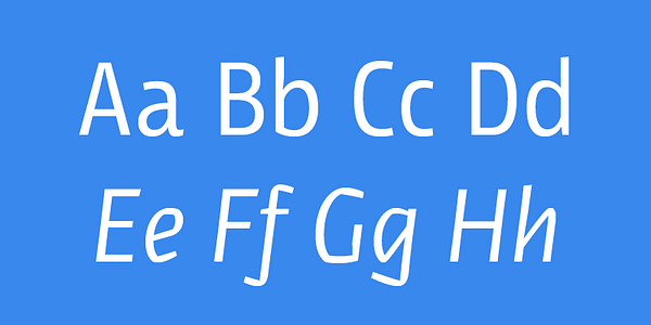 Card displaying LFT Iro Sans typeface in various styles