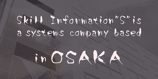 Card displaying SicTaoyame typeface in various styles