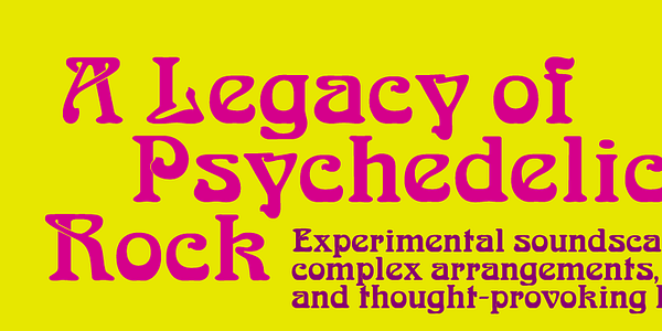 Card displaying Arnold Bocklin MN typeface in various styles