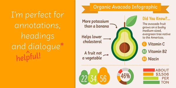 Card displaying SideNote Variable typeface in various styles