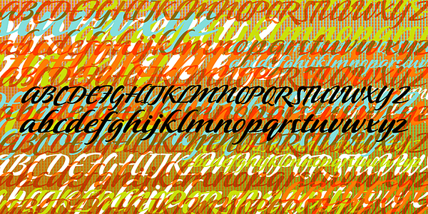 Card displaying P22 Sneaky Pro typeface in various styles