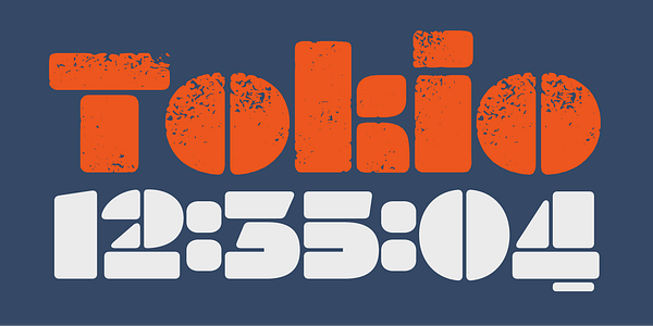 Card displaying Milka typeface in various styles