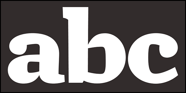 Card displaying Turnip typeface in various styles