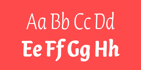 Card displaying Lisbeth typeface in various styles