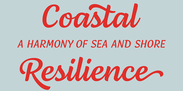 Card displaying Lemongrass typeface in various styles