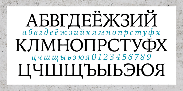 Card displaying Iowan Old Style typeface in various styles