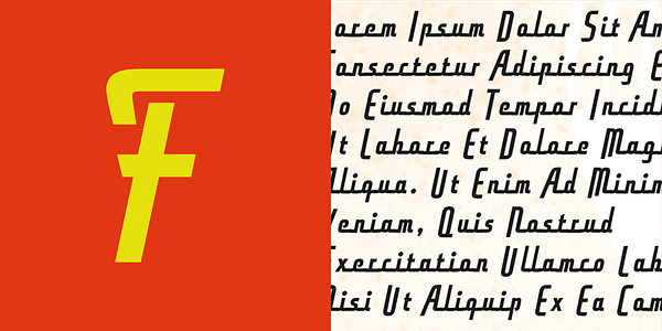 Card displaying Armstrong typeface in various styles