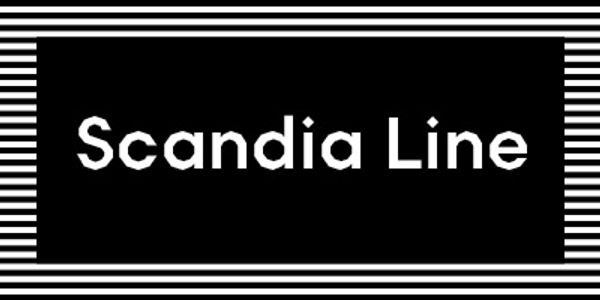 Card displaying Scandia typeface in various styles