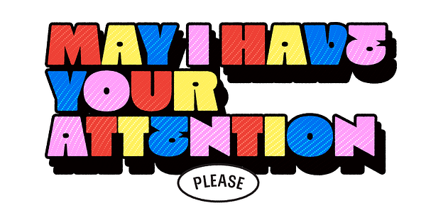 Card displaying Please Variable typeface in various styles