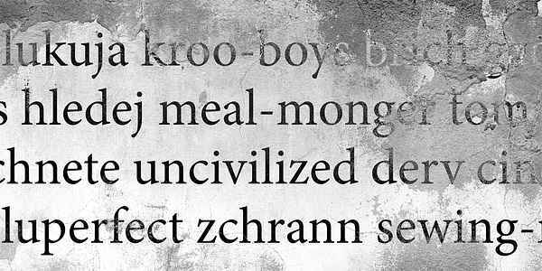 Card displaying ITC Zapf International typeface in various styles