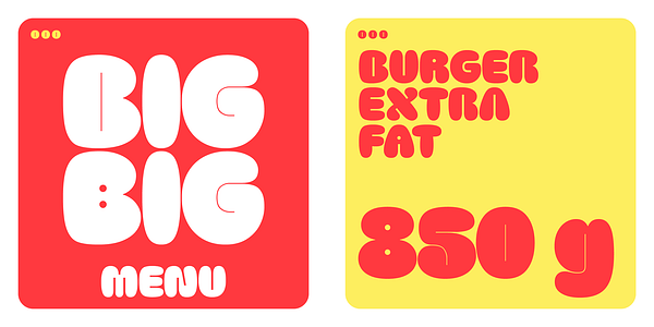 Card displaying Burghi Variable typeface in various styles