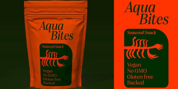 Card displaying Alga typeface in various styles