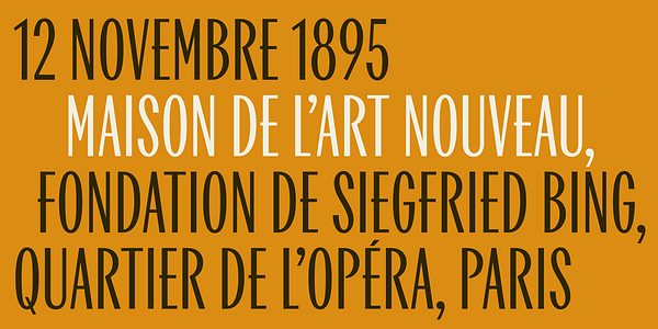 Card displaying CoFo Glassier typeface in various styles