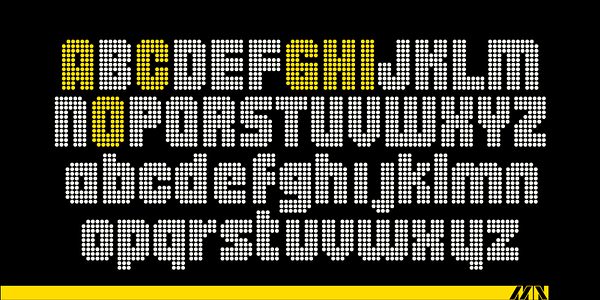 Card displaying Chicago MN typeface in various styles