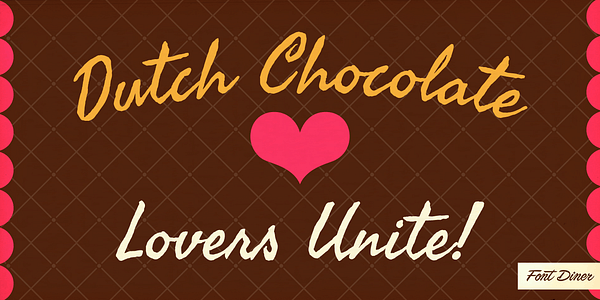 Card displaying Seaweed Script Pro typeface in various styles