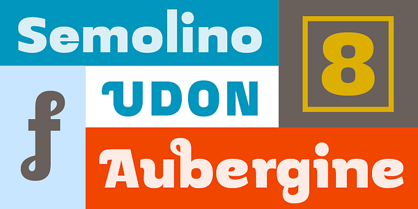 Card displaying JAF Peacock typeface in various styles