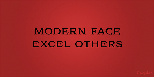 Card displaying Griffon typeface in various styles