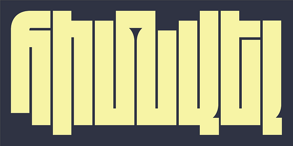 Card displaying Fit Armenian Variable typeface in various styles