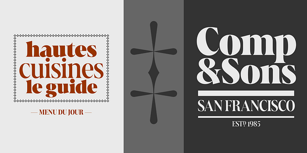 Card displaying Marlide Display Variable typeface in various styles